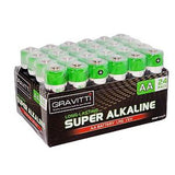 Gravitti Super Alkaline Aa Batteries - 24 Pack