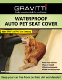 Gravitti Waterproof Universal Auto Car Seat Cover For Pets