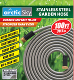 ARCTIC SKY STAINLESS STEEL GARDEN HOSE - 100FT